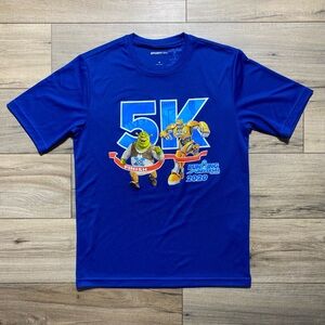 Sport-Tek Unisex 5K 2020 Running Universal Shrek Bumblebee Short‎ Sleeve Shirt S